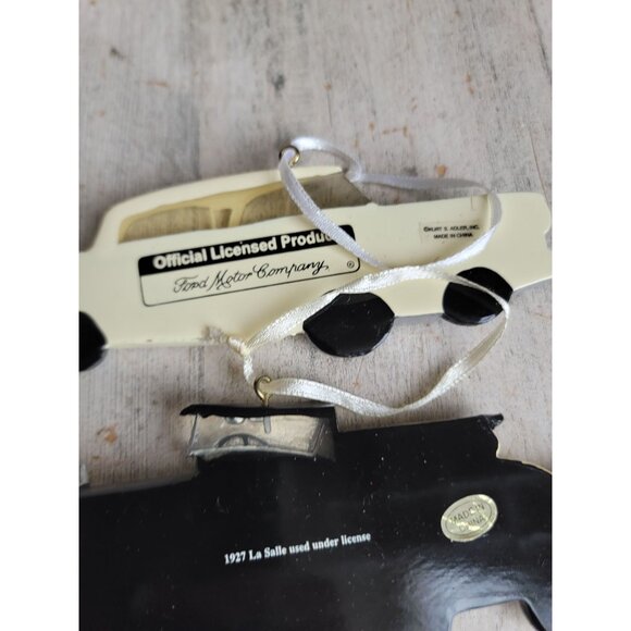 Kurt Adler Ford car vintage style ornament Xmas set - Picture 7 of 7